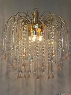 Murano roze teardrop kroonluchter kroonluchter hanglamp, Vintage, Vintage, Vintage, Ophalen of Verzenden