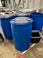 Regenton 200 liter, 150 liter of meer, Ophalen, Gebruikt, Kunststof