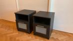 IKEA Brimnes Nachtkastje 2x | Donker, Huis en Inrichting, Slaapkamer | Nachtkastjes, Ophalen, Zo goed als nieuw, Minder dan 45 cm