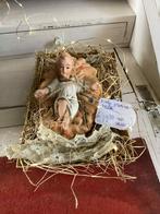 Brocante Kindje jezus in kribbe, Ophalen of Verzenden