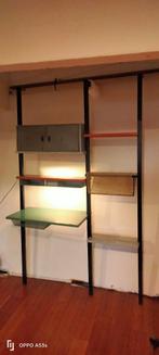 Jaren zestig vintage stalen  bureau/wandrek, Huis en Inrichting, Ophalen, Gebruikt