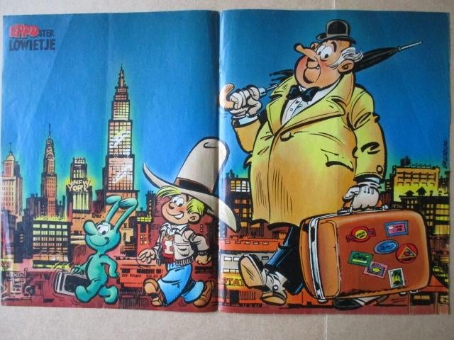 adv11067 lowietje poster, Ophalen, Overige figuren, Gebruikt, Plaatje, Poster of Sticker