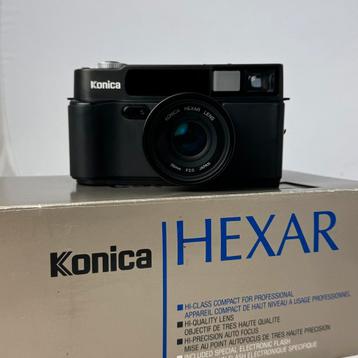 Konica Hexar AF met originele flitser beschikbaar voor biedingen