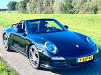 Porsche 911 3.8 Carrera 4S Cabriolet PDK 2009 Zwart, Auto's, Automaat, Cabriolet, 4 stoelen, Zwart