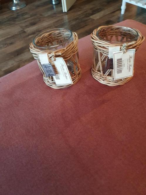2x Riviera maison Votive, Huis en Inrichting, Woonaccessoires | Kandelaars en Kaarsen, Zo goed als nieuw, Minder dan 25 cm, Overige materialen