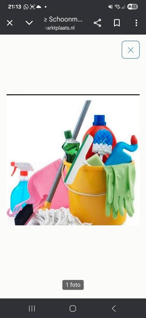 Betrouwbaar schoonmaakster met passie, Diensten en Vakmensen, Huishoudelijke hulp