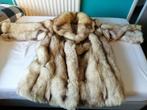 Prachtige bontjas van echt poolvosbont, real fur coat, Gedragen, Beige, Maat 38/40 (M), Korte mouw