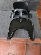Stokke tripp trapp babyset en playtray zwart, Ophalen of Verzenden, Gebruikt, Meegroeistoel, Stoelverkleiner