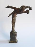 Sculptuur Inka Klinckhard, gepatineerd brons, acrobaten, Antiek en Kunst, Ophalen of Verzenden