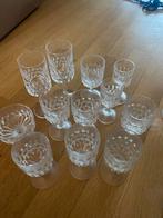 Antieke Kristallen Glazen - 12 Stuks, Ophalen
