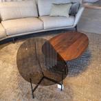 Leolux Tampa tafel set van 2 (showroommodel), Ophalen, 50 tot 100 cm, 100 tot 150 cm, Rond