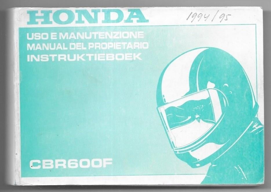 Honda CBR600 F instructieboek 1994 (7361z), Ophalen of Verzenden, Honda