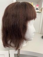 Clip-In echt haartstuk, Medium Bruin, 5 Clips, vanaf de krui, Sieraden, Tassen en Uiterlijk, Uiterlijk | Haarverzorging, Ophalen of Verzenden