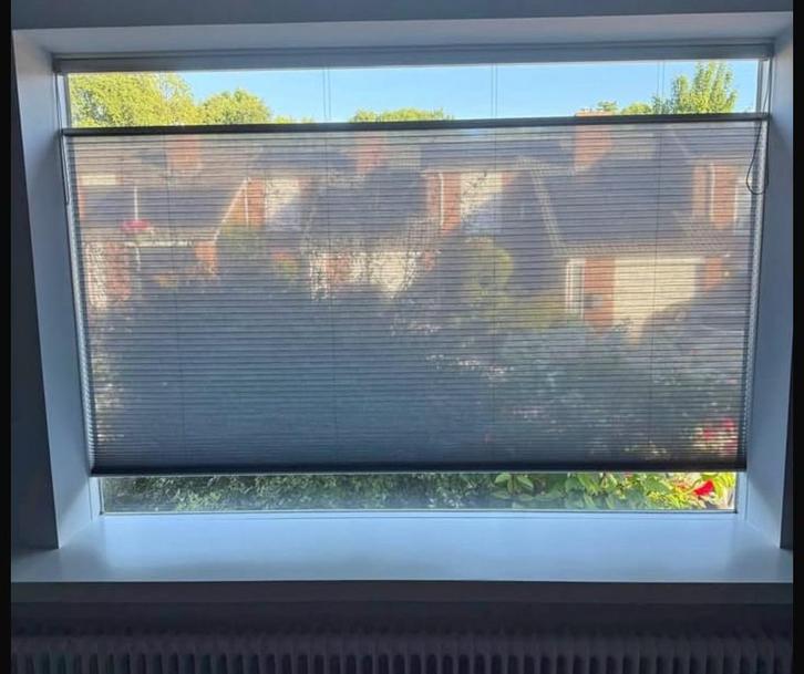 Duette Plissé Raamgordijn 210x140/150 - Zo Goed Als Nieuw!, Huis en Inrichting, Stoffering | Gordijnen en Lamellen, Zo goed als nieuw