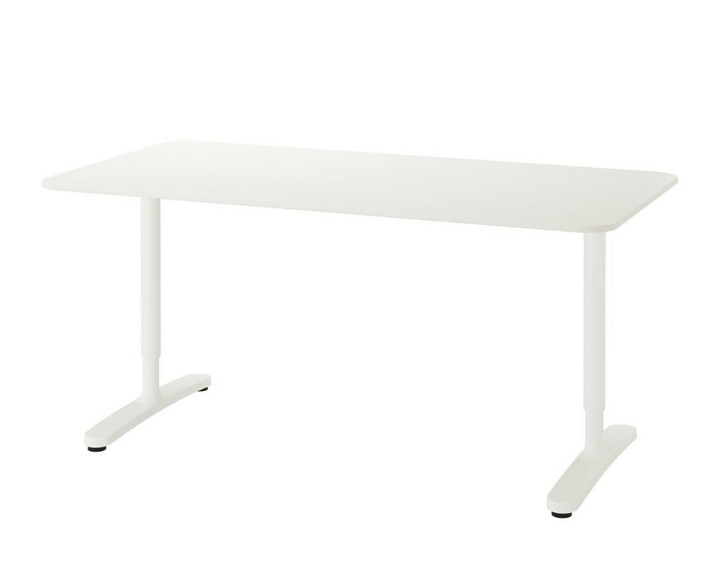 Ikea Bekannt bureau 180 x 80 wit, Huis en Inrichting, Bureaus, Ophalen, Zo goed als nieuw