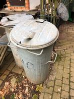 Oude originele zinken vuilnisemmers (prijs is per stuk!!!), Ophalen