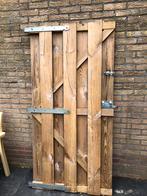 Houten schuttingdeur 90x180 cm, incl. beslag en slot, Tuin en Terras, Schuttingen, Ophalen, Minder dan 3 meter, Hout, 1 tot 2 meter