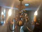 Zware Vlaamse Kroonluchter | Uniek Dolfijnen/Vis Model, Ophalen, Gebruikt, Overige materialen, Antiek