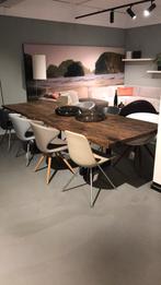 -SERA COLLECTIE- Wagon eettafel, Ophalen, 100 tot 150 cm, Vijf personen of meer, Metaal