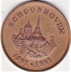 SCHOONHOVEN 700 JAAR 1281 - 1981, Postzegels en Munten, Penningen en Medailles, Ophalen of Verzenden