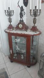 Vitrine kast met gebogen glas, Huis en Inrichting, Kasten | Vitrinekasten, Ophalen, 50 tot 100 cm, 25 tot 50 cm, Glas