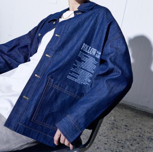 Denim Shirt Seventeen L - KPOP Merchandise, Verzamelen, Muziek, Artiesten en Beroemdheden, Nieuw, Kleding, Verzenden