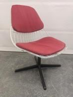 PASTOE Fm05 vintage design draai stoel fauteuil draadframe, Huis en Inrichting, Fauteuils, Ophalen, Gebruikt, 50 tot 75 cm, Metaal