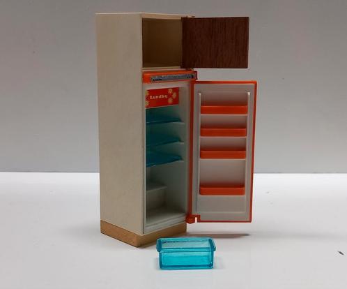 Lundby keuken deel koelkast, Kijk,Kies en Koop!, Verzamelen, Poppenhuizen en Toebehoren, Gebruikt, Gebruiksvoorwerp, Ophalen of Verzenden
