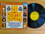 LP - 20 Country Greats - 20 Origninal racks & Artists - 1975, Ophalen of Verzenden, Zo goed als nieuw, 12 inch