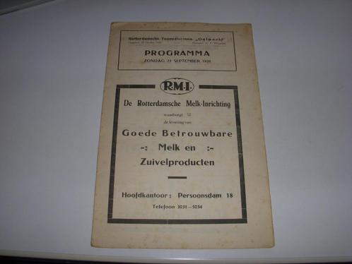 Programmaboekje Rotterdamse Toneelvereniging Ontwaakt 1929, Verzamelen, Muziek, Artiesten en Beroemdheden, Gebruikt, Boek, Tijdschrift of Artikel