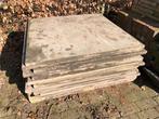 Hardsteen tegels , staan op 5 pallets . maten 100x100x3 cm, Tuin en Terras, Tegels en Klinkers, Ophalen, Gebruikt, Terrastegels