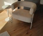 Crème fauteuil teddy/bouclé kwantum, Huis en Inrichting, Stoelen, Ophalen of Verzenden, Zo goed als nieuw, Eén