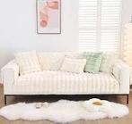 3 zit bank kussen throws/dekens + armleuningen - NIEUW, Ophalen of Verzenden, Nieuw, 75 tot 100 cm