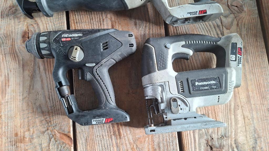 4x Panasonic 18v Body Decoupeerzaag, Reciprozaag, cirkelzaag, ., Ophalen of Verzenden, Zo goed als nieuw, .