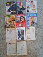 Vintage Knipmode bladen met extra patronen, Hobby en Vrije tijd, Kledingpatronen, Ophalen of Verzenden, Gebruikt, Vrouw, Knipmode