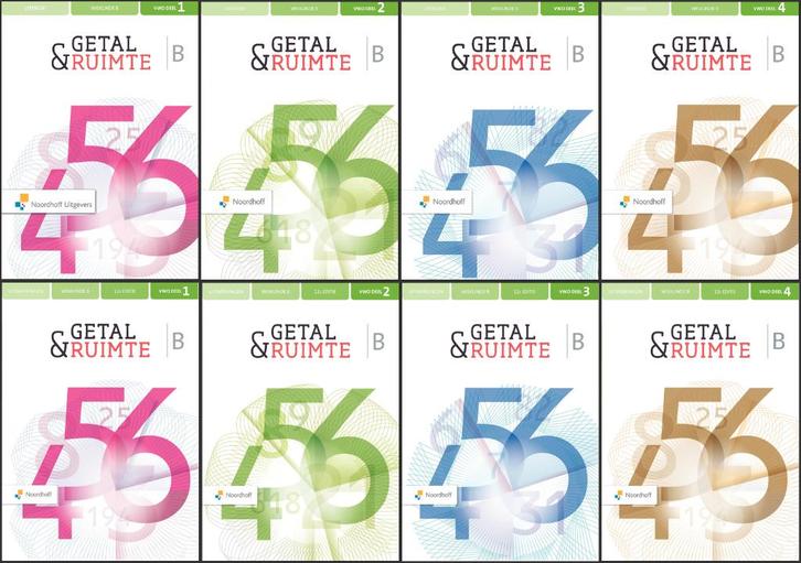 Getal & Ruimte Wiskunde B VWO Deel 1, 2, 3, 4 + Uitwerkingen, Boeken, Schoolboeken, Nieuw, Wiskunde B, VWO, Ophalen of Verzenden