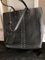 Burkely Lisa vintage schoudertas/shopper, Ophalen of Verzenden, Gebruikt, Zwart, Shopper