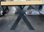 Eettafel X-poot, Huis en Inrichting, Ophalen, 50 tot 100 cm, Zo goed als nieuw, Vijf personen of meer