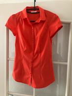 Warme kleur oranje blouse maat 36, Oranje, Ophalen of Verzenden, Zo goed als nieuw, Maat 36 (S)