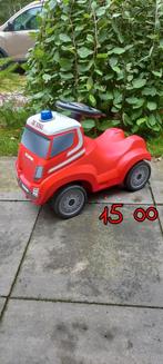 Rode Scania Loopauto - Brandweerwagen, Kinderen en Baby's, Speelgoed | Buiten | Voertuigen en Loopfietsen, Ophalen, Gebruikt, Loopvoertuig