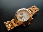 horloges met genuine leather band, Ophalen of Verzenden, Zo goed als nieuw, Leer, Overige merken