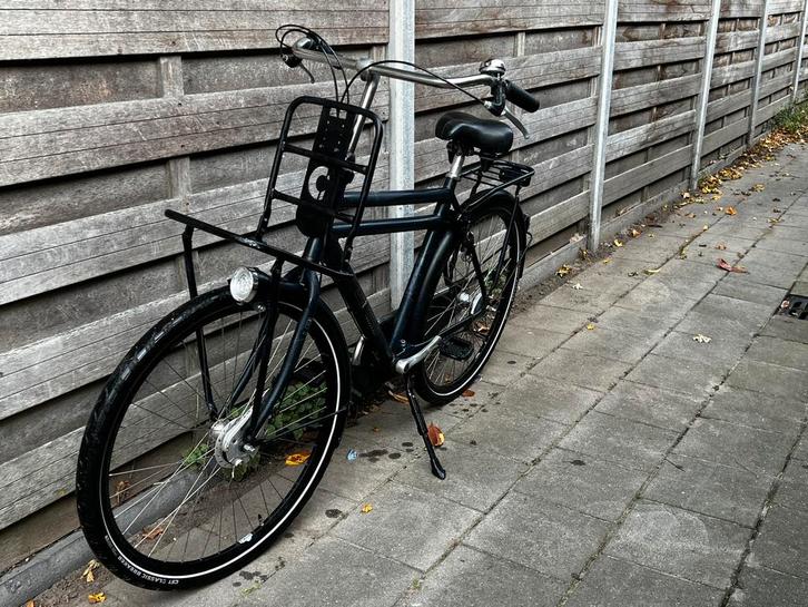 Mooie 28st Inch Cortina U4 Matzwarte, Fietsen en Brommers, Fietsen | Dames | Omafietsen, Gebruikt, 56 cm of meer, Versnellingen