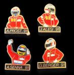 Formule 1 coureurs pin set- 4 stuks, Verzenden, Nieuw, Formule 1