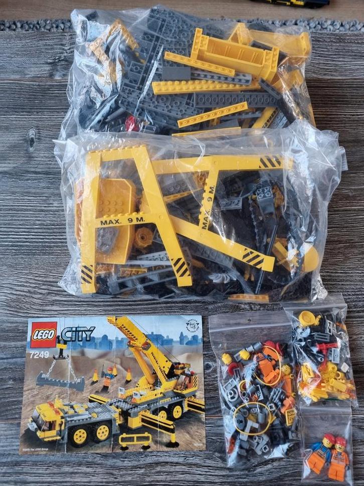 LEGO City 7249 Mobile kraan XXL (Compleet), Kinderen en Baby's, Speelgoed | Duplo en Lego, Zo goed als nieuw, Lego, Complete set