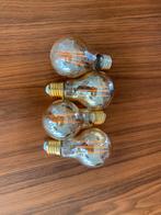 4 stuks Sencys filament 3 traps dim lampen, Ophalen of Verzenden, Zo goed als nieuw, E27 (groot), Led-lamp