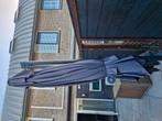 Antracietkleurige parasol vierkant 3 x 3 meter., Ophalen, Gebruikt, Minder dan 1 meter, Zweefparasol
