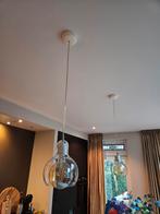 Hanglampen voor boven kookeiland, Huis en Inrichting, Lampen | Hanglampen, Glas, Ophalen of Verzenden, Zo goed als nieuw, 50 tot 75 cm