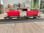 Marklin modeltrein H0, 2 stuks kiepwagens, Wisselstroom, Gebruikt, Wagon, Ophalen of Verzenden