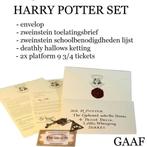 Harry Potter zweinstein brief + Ketting + 2 platform tickets, Verzamelen, Harry Potter, Ophalen of Verzenden, Nieuw, Actiefiguurtje
