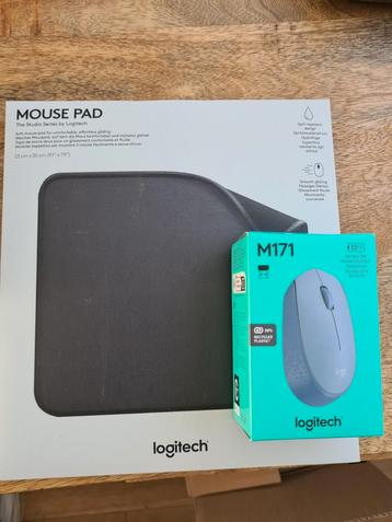 Nieuwe Logitech muis + muismat  beschikbaar voor biedingen